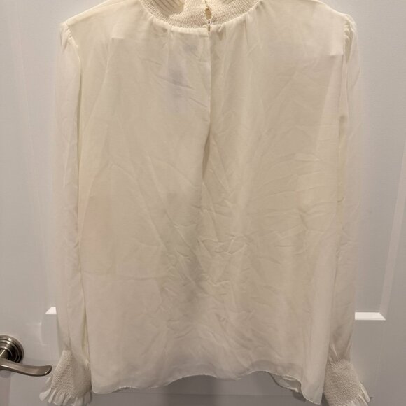 Aritzia Wilfred | Valencia long-sleeved top | Light Birch | Size L - Picture 2 of 4